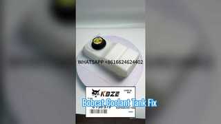 KBZE BOB CAT T140 S130 SCHRANKLADER 6736379 KOELVLOEISTOFTANK VERVANGING ONDERDEEL