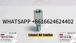 HITACHI ZX330 ZX350 ZX500 8-94394991-1 8-98205394-0 ISUZU 6HK1 UITLAATSPRUITSTUKMOER 0-911 Reserveonderdeel