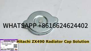 KBZE YA00038390 OEM RADIATORKAP HITACHI ZX490-5A ZX490-6 GRAAFMACHINE ONDERDEEL VOOR HITACHI