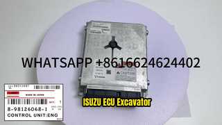 8-98126068-1 ISUZU 6HK1 8-98126068-2 ECU-CONTROLLEREENHEID PAST GEVAL SUMITOMO SK350-5 GRAAFMACHINE
