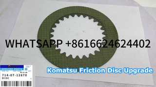 KBZE 714-07-12670 7140712670 OEM KWALITEIT FRICTIESCHIJF VOOR KOMATSU WA200 WA250 WA300 WA320 WA380 WA4
