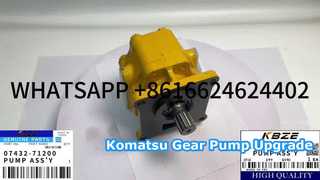 KOMATSU 07432-71200 141-43-00021 16Y-75-24000 TOESTELPOMP VOOR D54A D75A D80A D85A D95S SD16 Voor U