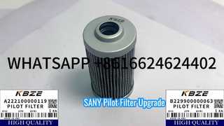 SANY A222100000119 B229900000063 PILOTFILTER VERVANGEN VOOR SY55 SY75 SY205 S215 S365 GRAAFMACHINE