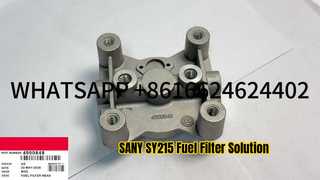 ]SANY SY215 HYUNDAI R215 4990848 GRAAFMACHINE BRANDSTOFFILTERBASIS VOOR CUMMIN S 6BT MOTOR