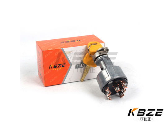 KBZE BRAND KOMATSU 08086-10000 6LINE IGNITION SWITCH/SWITCH ASSEM WITH 2 KEYS REPLACEMENT FOR PC200-1 PC200-2 PC200-3