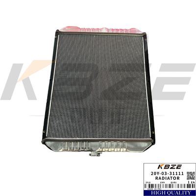 KBZE 20Y-03-31111 20Y0331111 KOMATSU S6D102E ENGINE RADIATOR ASSY FOR PC200-7 PC210-7 PC230 EXCAVATOR