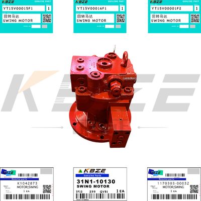 KBZE 31N1-10130 K1042873 170303-00032 DOOSAN DAEWOO SMALL EXCAVATOR JMF43 SG025 SWING MOTOR YT15V00015F1 YT15V00016F1 YT15V00001F2 YT15V00005F2 6H 15T R75 R80 DH75 DH80 DX80 SK75 SK80