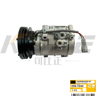 KBZE OEM 259-7244 2597244 CAT AC COMPRESSOR REPLACE E311 E312 E320 E323 EXCAVATOR