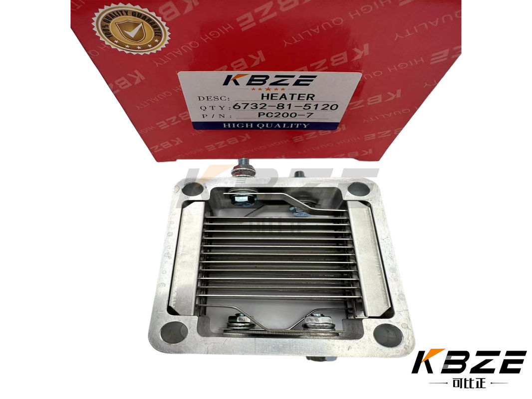 KBZE KOMATSU 6732-81-5120 6732815120 EXCAVATOR ENGINE HEATER REPLACEMENT FOR KOMATSU S4D102E/S6D102E DIESEL ENGINE