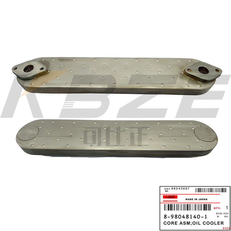 ISUZU ENGINE 6WG1 5P OIL COOLER;CORE 8-98048140-0 8-98048140-1 FITS ZAX450 ZAX520 ZAX850 EXCAVATOR