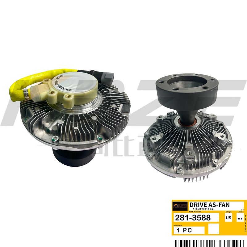 KBZE 281-3588 2813588  3066 C6.4 DRIVE AS-FAN FITS E320D E321D E323D EXCAVATOR