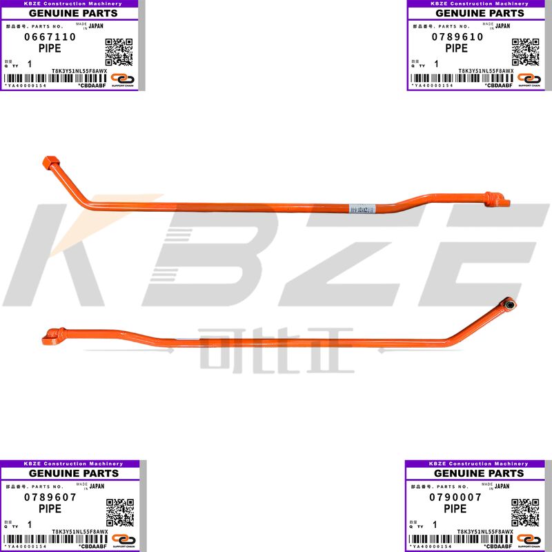 KBZE 0789607 0790007 BUCKET CYLINDER PIPE FOR HITACHI 0667110 0789610 ZAX120 ZAX130 ZAX135 ZAX200 ZAX210 ZAX225 ZAX250 ZAX330