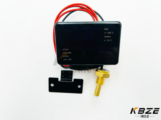 Vervanging van de 12 mm digitale watertemperatuurvoltmeter voor de graafmachine