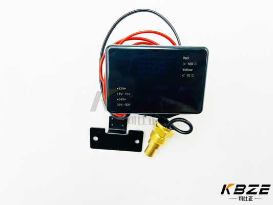 16 mm DIGITAL WATER TEMPOR VOLTMETER vervanging voor graafmachine