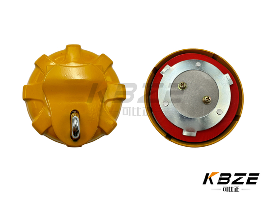 Hoge kwaliteit KOMATSU PC brandstoftankkap / brandstoftankkap met 2 sleutels vervanging voor KOMATSU graafmachine