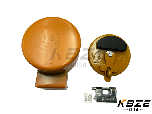 C-A-T Φ123MM HIGH QUALITY EXTRA ANTI-DIEVEL FUEL TANK CAP / FUEL FILLER CAP met 2 sleutels vervanging voor C-A-T EXCAVATOR