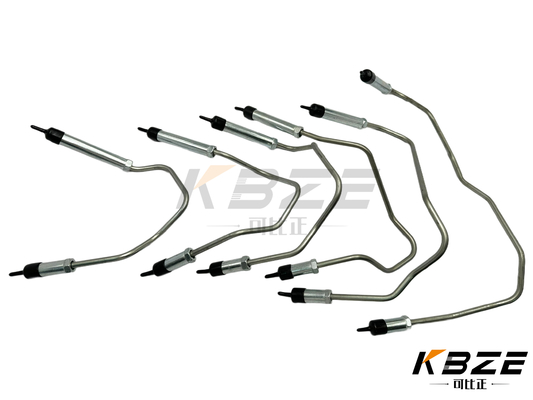 PC200-6 6D95 MOTOR HIGH PRESSURE BRANDVOLLE INJECTOR PIPE SET voor KOMATSU graafmachine