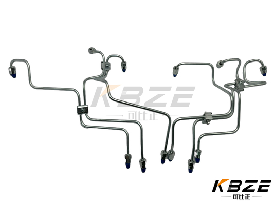 6D34 MOTOR HIGH PRESSURE BRANDVOLLEINJECTOR PIPE SET voor KOBELCO & KATO graafmachines