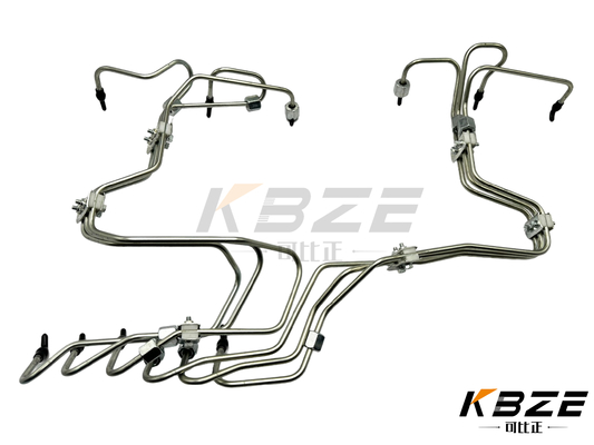 6D31 MOTOR HIGH PRESSURE BRANDVOLLEINJECTOR PIPE SET voor KOBELCO graafmachine