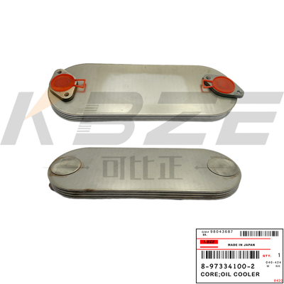 8-97334100-0 ISUZU 4HK1 8-97334100-1 8-97334100-2 4P MOTOR OIL COOLER CORE FITSZAX170 ZAX210 ZAX225 ZAX240 ZAX280