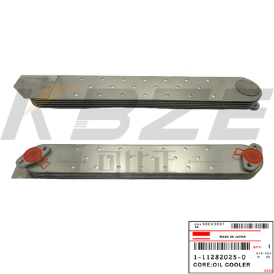 KBZE ISUZU 6BG1 1-11282025-0 5P MOTOR OIL COOLER CORE voor HITACHI EX200-5 ZAX200-5