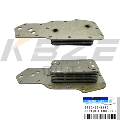 KOMATSU 6D102 6732-62-2110 7P OIL COOLER CORE CUMMINS 6BT 3957544 3921558 Motor voor graafmachine