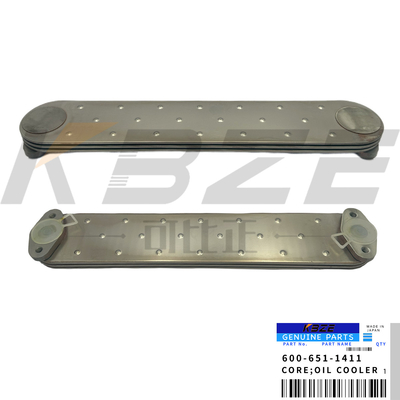 KOMATSU 6D105 600-651-1411 MOTOR OIL COOLER CORE 3P FITS E200B PC200-2 PC200-3