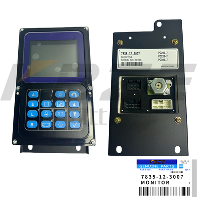KOMATSU Excavator Monitor Assy 7835-12-3007 OEM voor PC120-7 PC200-7 PC300-7 PC460-7