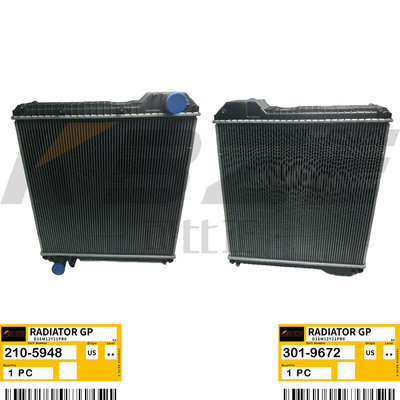 KBZE MERKEN 301-9672 210-5948 CAT C4.4 RADIATOR PAST VOOR 416E 420E 432E 444E GRAAFMACHINE LADER