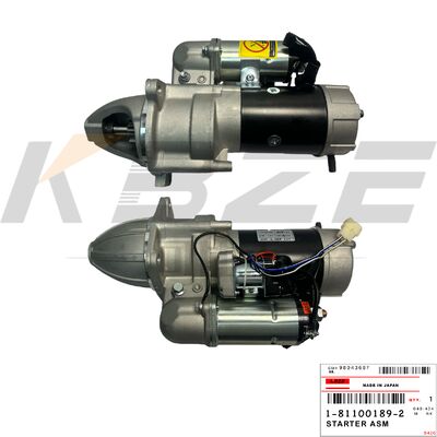 KBZE 1-81100189-2 1-81100189-0 HITACHI EX200-1 4.5KW 11T 24V STARTERMOTOR VOOR ISUZU 6BD1 MOTOR